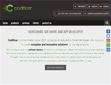 Tablet Screenshot of codificar.com.br